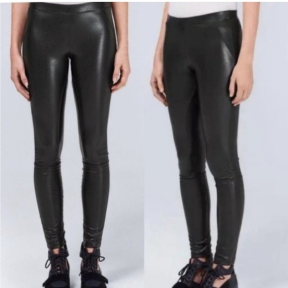 Wilfred Rebelle Vegan Leggings XS Burgundy - Picture 2 of 16